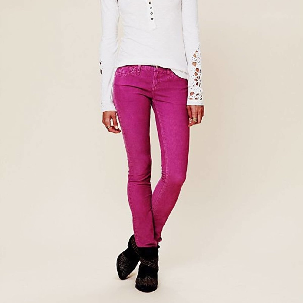 Free People Corduroy Skinnies NWT